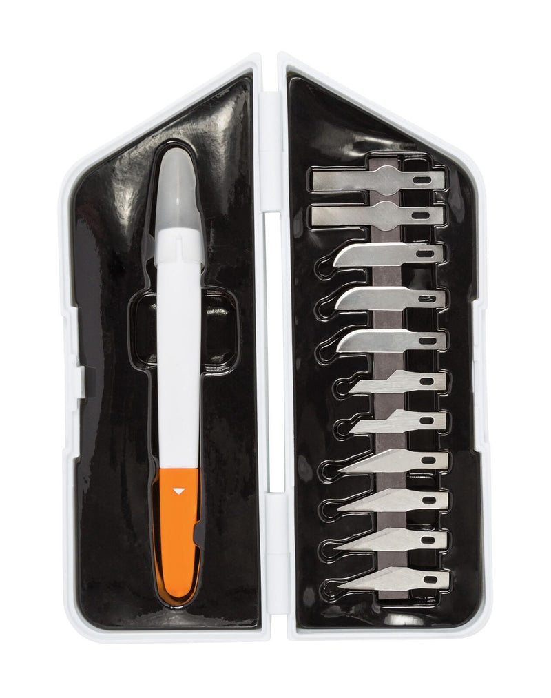 FISKARS® Bastelmesser-Set weiß, orange