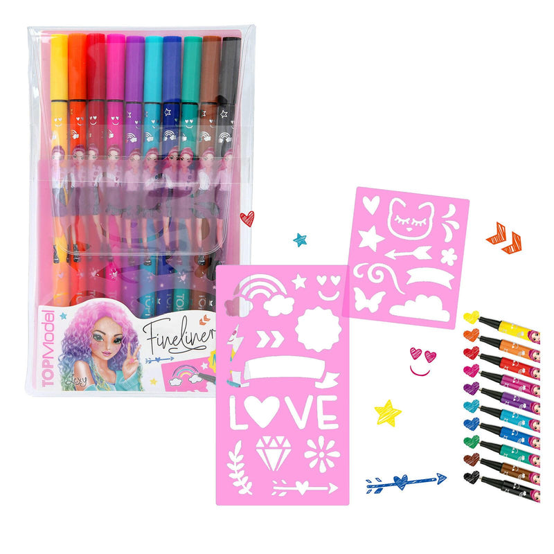 DEPESCHE Fineliner Mehrfarbig