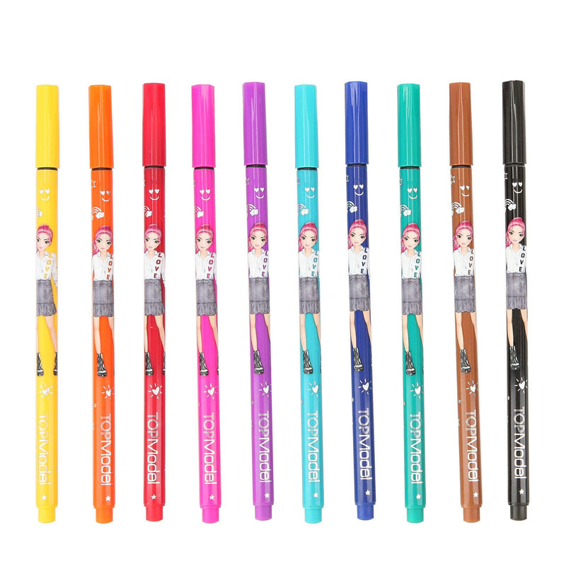 DEPESCHE Fineliner Mehrfarbig