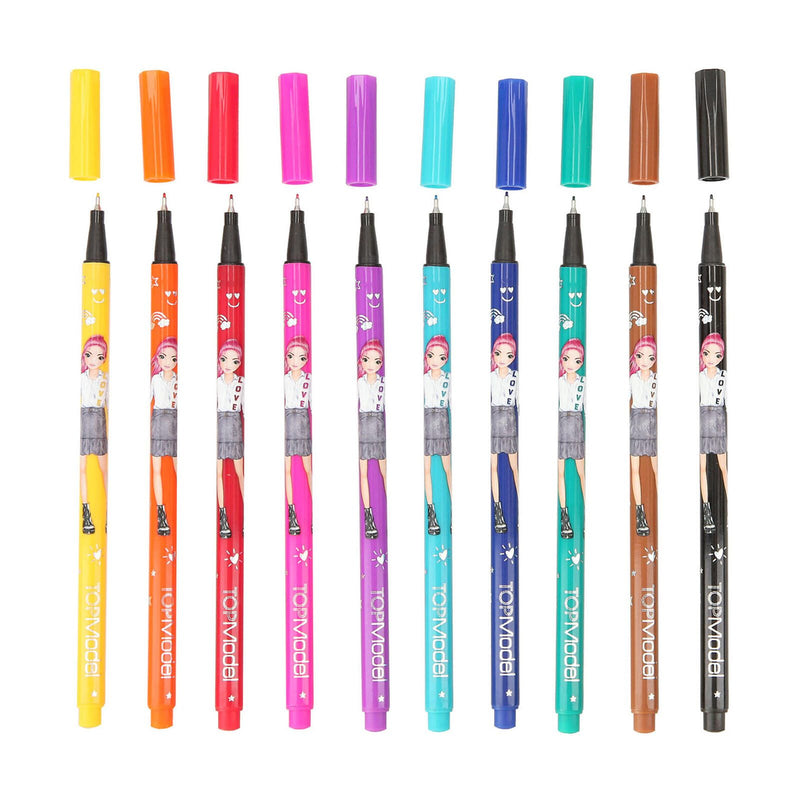 DEPESCHE Fineliner Mehrfarbig
