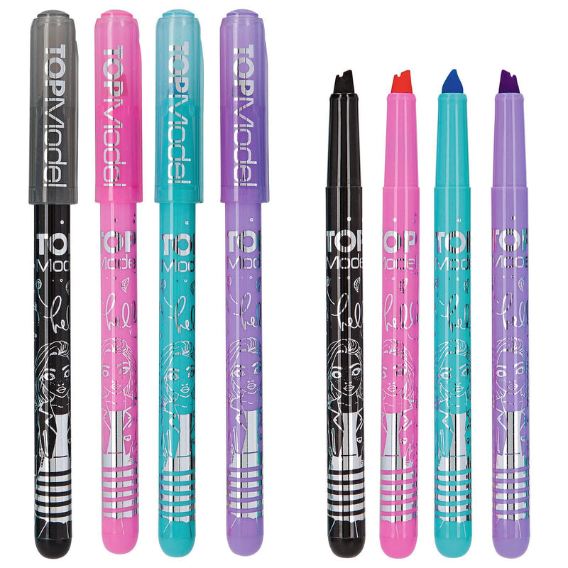 DEPESCHE Handlettering-Set Mehrfarbig 4.0 - 12.0 mm