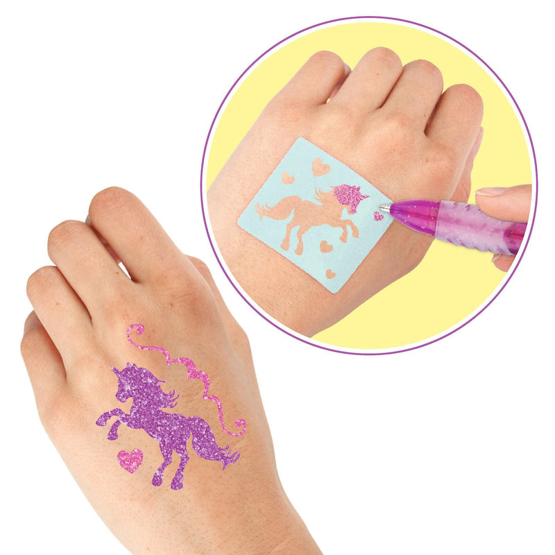 DEPESCHE TattooGlitzer Ylvi Gelschreiber-Set 1.0 - 2.0 mm, Schreibfarbe: Mehrfarbig