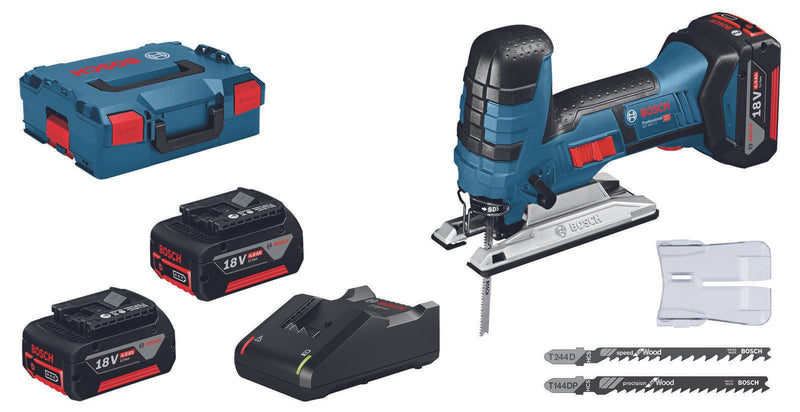 BOSCH Professional Akku-Stichsäge Set GST 18 V-LI S