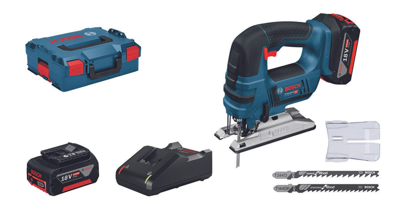 BOSCH Professional Akku-Stichsäge Set GST 18 V-LI B