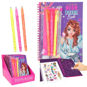 DEPESCHE TOPModel Neon Doodle Malbuch