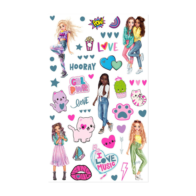 DEPESCHE TOPModel Neon Doodle Malbuch