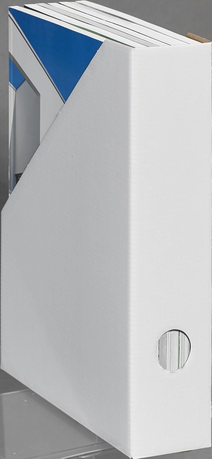 LANDRÉ® Stehsammler 100420038 weiß Karton, DIN A4
