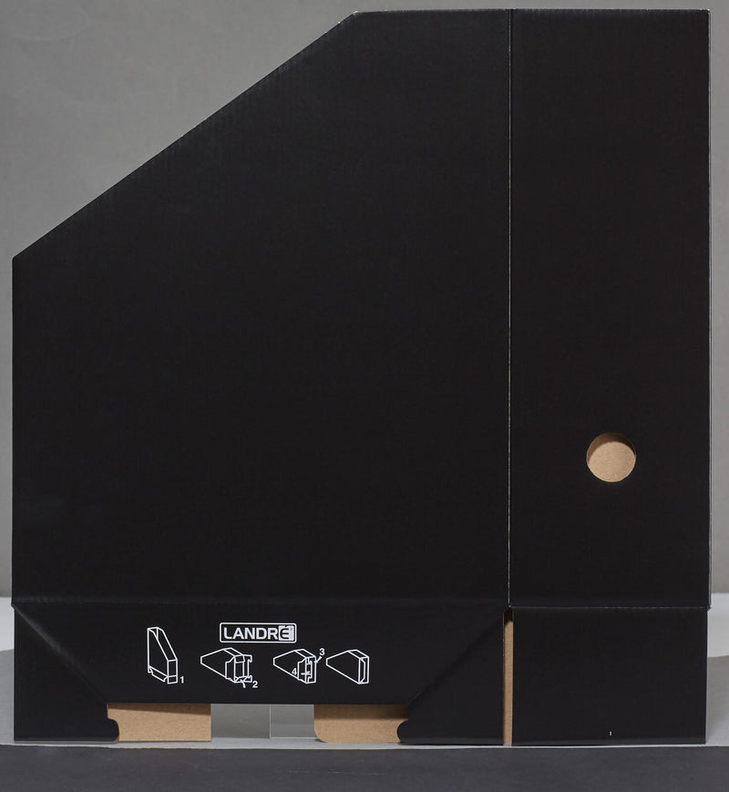 LANDRÉ® Stehsammler 100420031 schwarz Karton, DIN A4