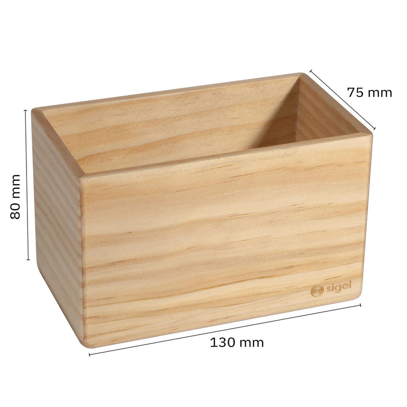 SIGEL magnetischer Stiftehalter 13,0 x 8,0 x 7,5 cm beige