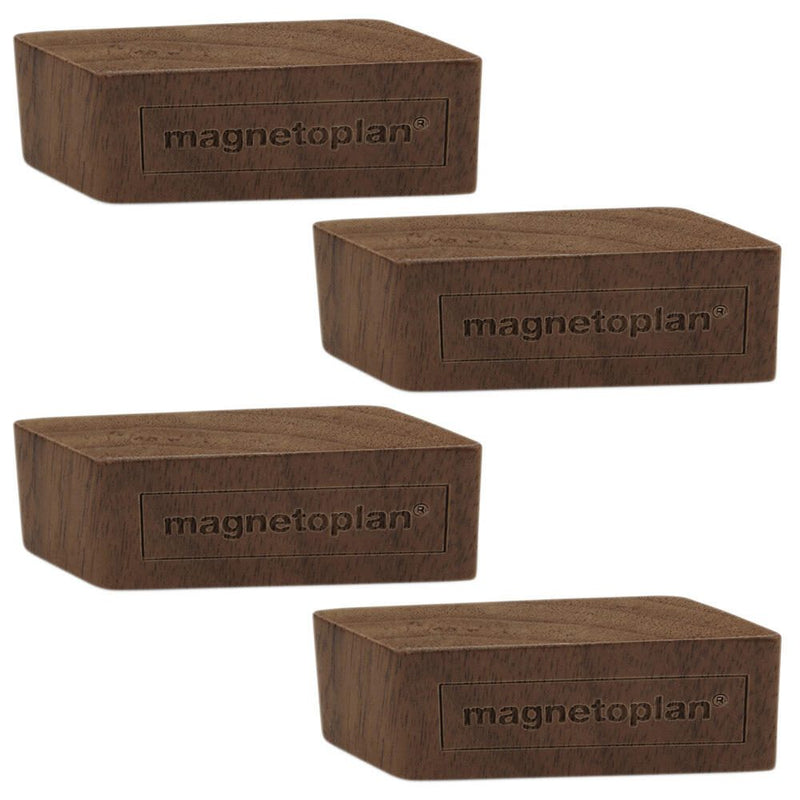 magnetoplan Magnete 6,0 x 2,0 x 1,3 wallnuss