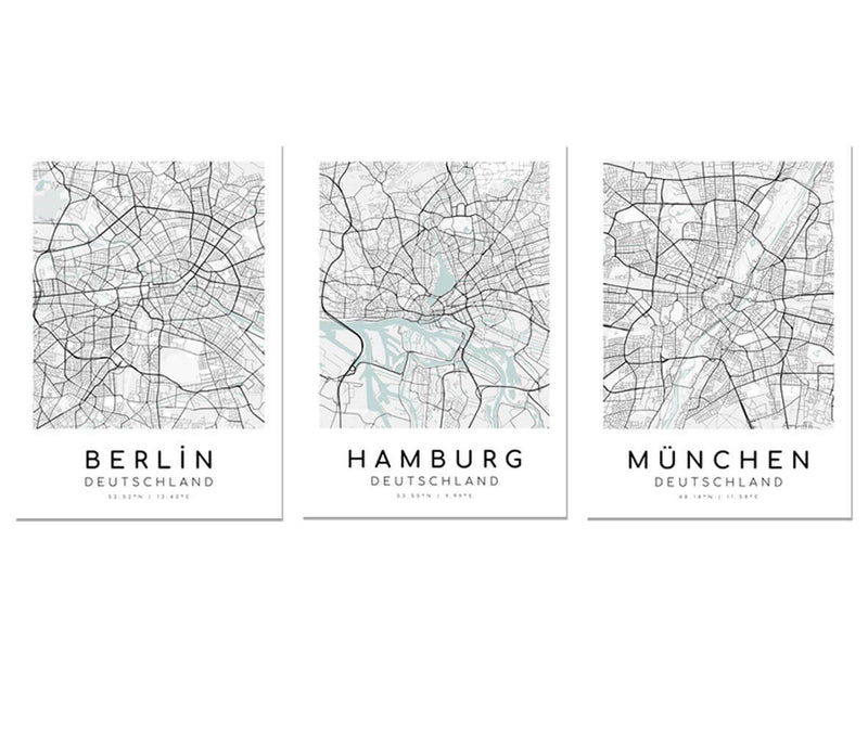 LUMA Poster-Set Stadtplan