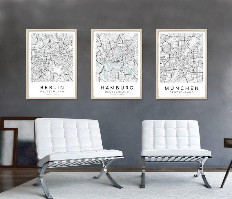 LUMA Poster-Set Stadtplan