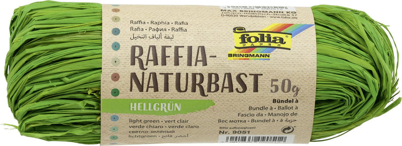 folia Raffia-Naturbast grün