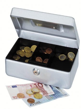 MAUL Geldkassette Größe 2 silber