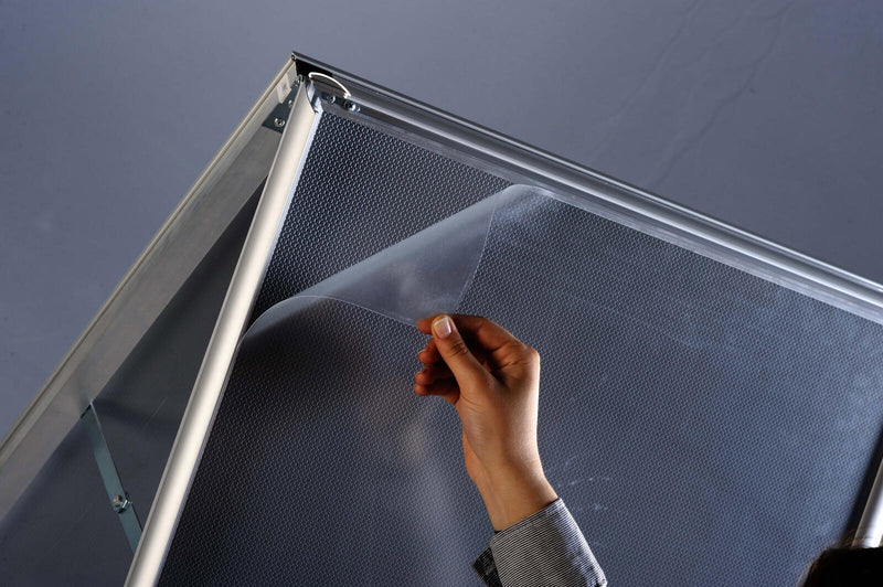 update displays Kundenstopper DIN A0, DIN A1 2-Fach silber