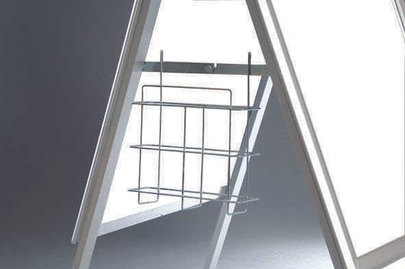 update displays Kundenstopper DIN A0, DIN A1 2-Fach silber
