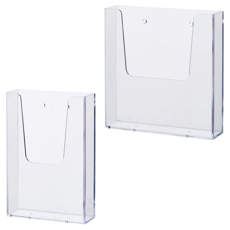 helit Wandprospekthalter 1/3 DIN A4 1-Fach transparent