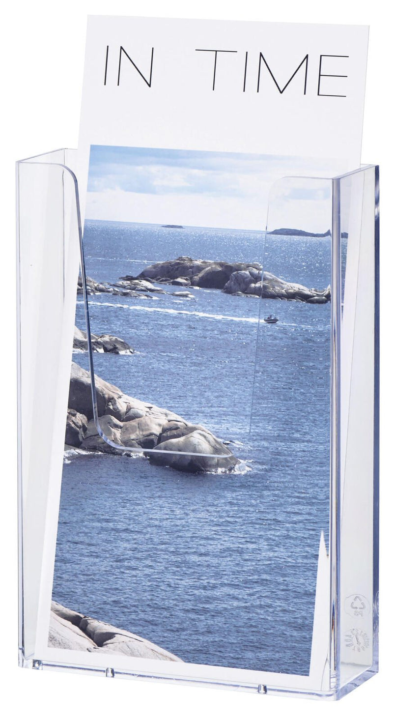 helit Wandprospekthalter 1/3 DIN A4 1-Fach transparent
