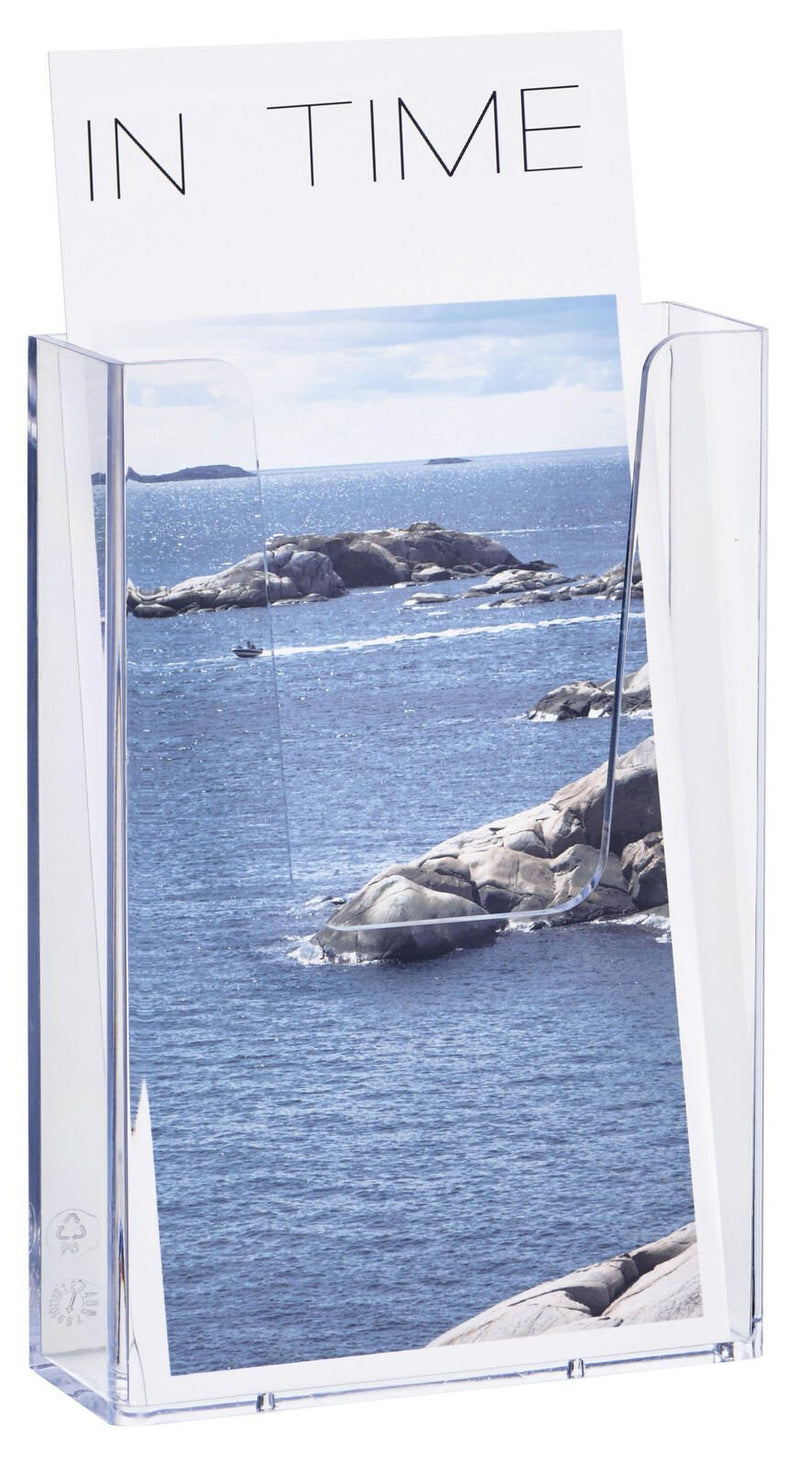 helit Wandprospekthalter 1/3 DIN A4 1-Fach transparent