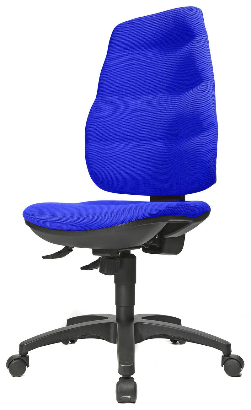 Bürostuhl Unni SY blau, Gestell schwarz