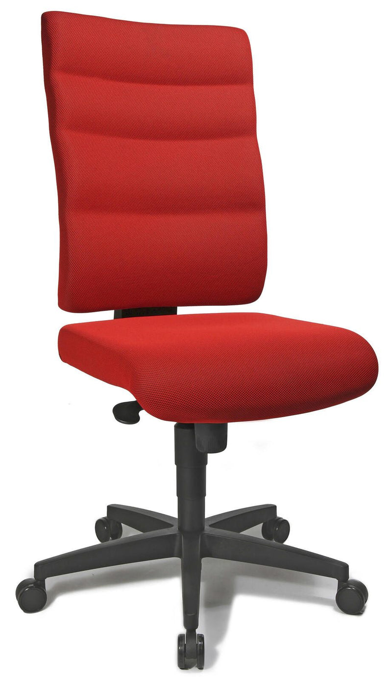 Bürostuhl Unni Med rot, Gestell schwarz