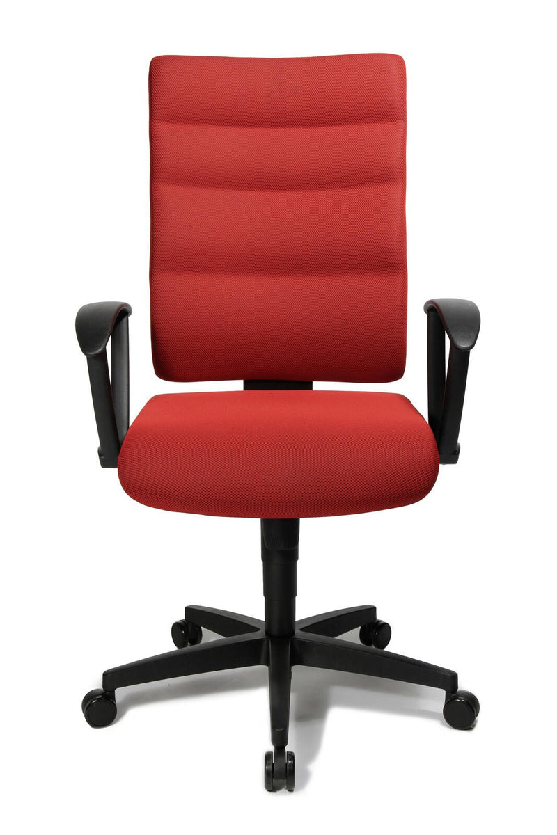 Bürostuhl Unni Med rot, Gestell schwarz
