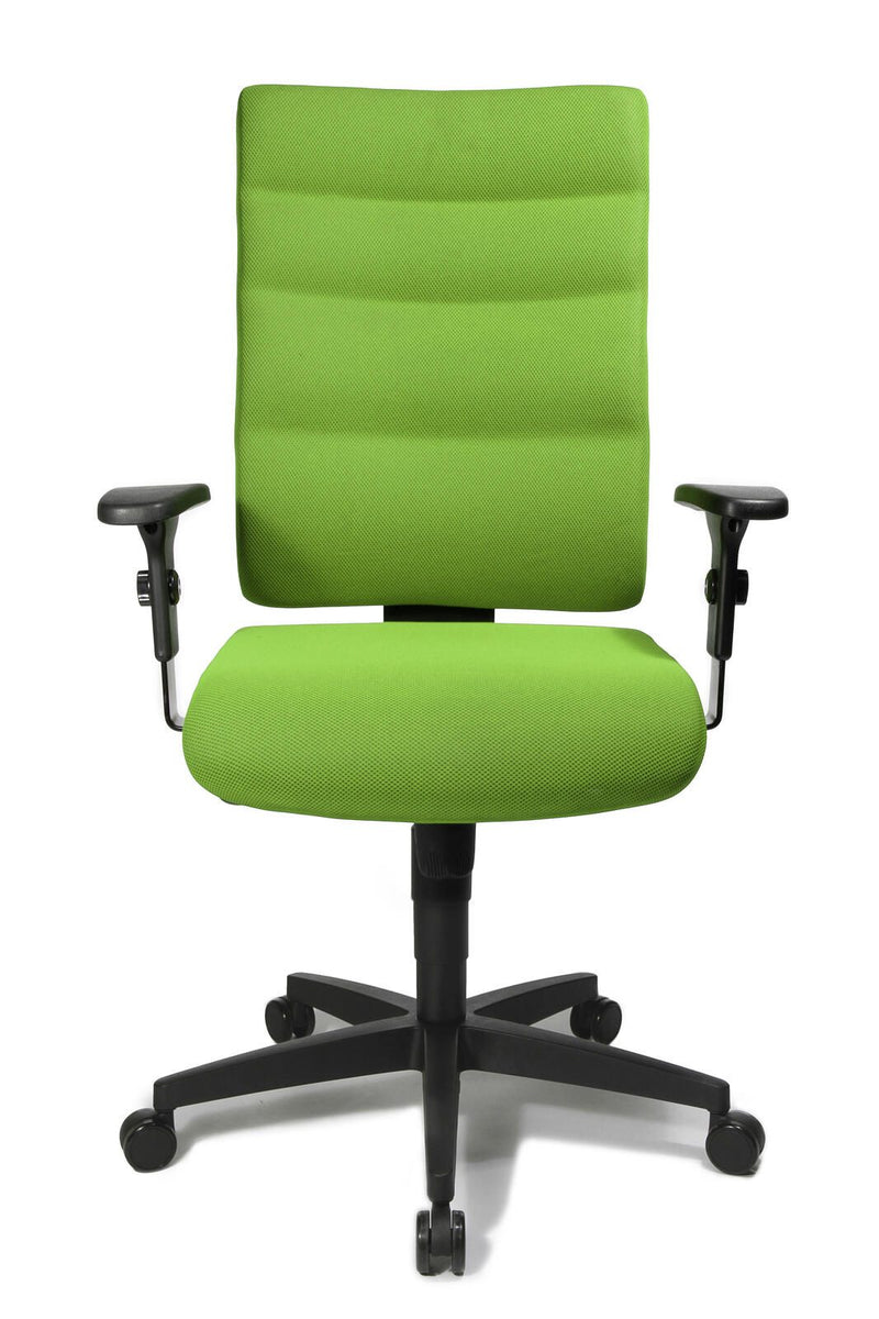 Bürostuhl Unni Med grün, Gestell schwarz