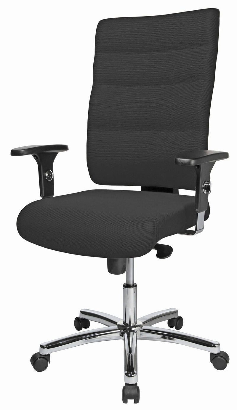 Bürostuhl Unni Med Deluxe schw, Gestell chrom