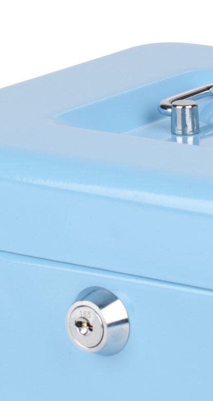 pavo Geldkassette hellblau
