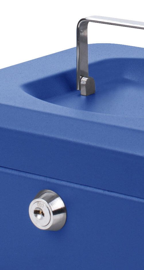pavo Geldkassette Größe 2 blau