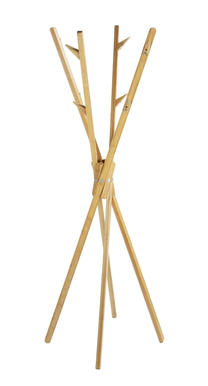 WENKO Kleiderständer Mikado braun 66,5 x 170,0 cm 12 Haken