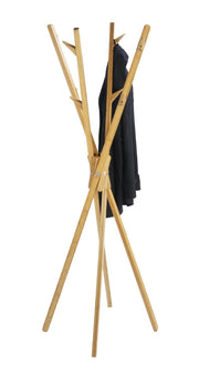 WENKO Kleiderständer Mikado braun 66,5 x 170,0 cm 12 Haken