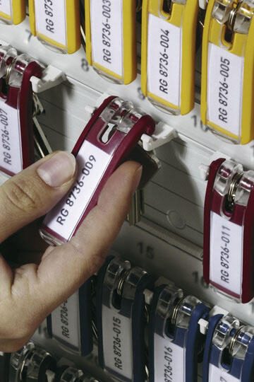 DURABLE Schlüsselanhänger farbsortiert