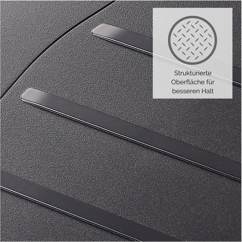 Fellowes Fußstütze Office Suites™ Microban® Polystyrol schwarz, silber