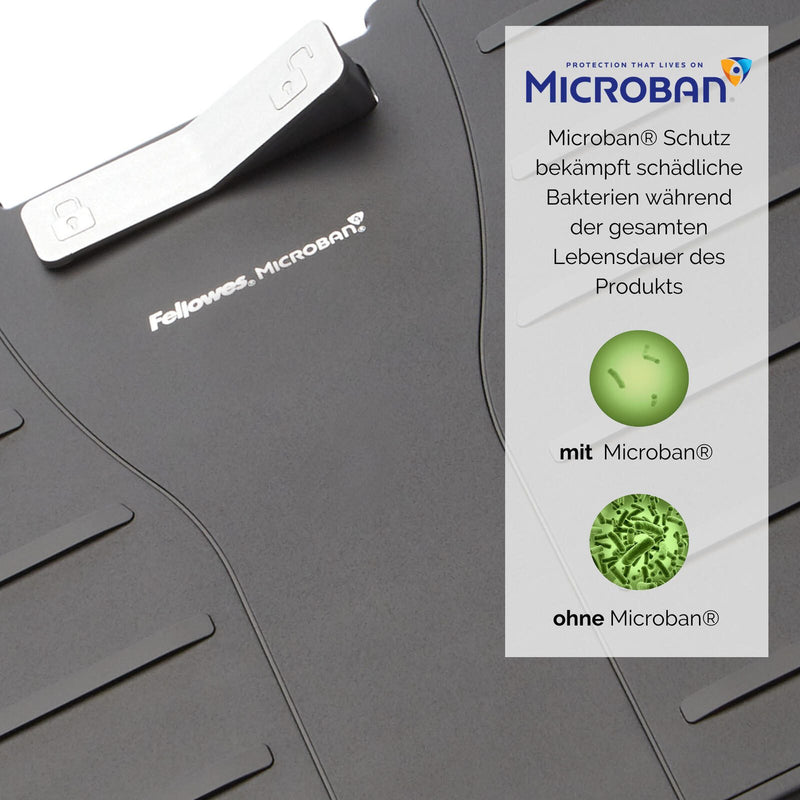 Fellowes Fußstütze Office Suites™ Microban® Polystyrol schwarz, silber