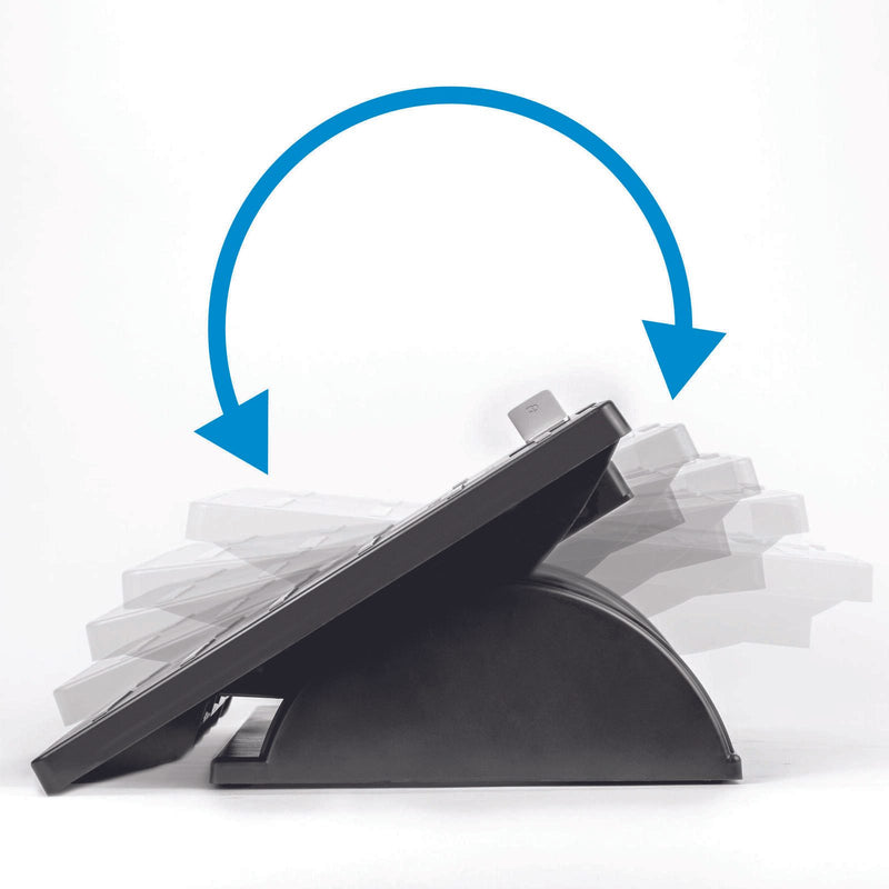 Fellowes Fußstütze Office Suites™ Microban® Polystyrol schwarz, silber