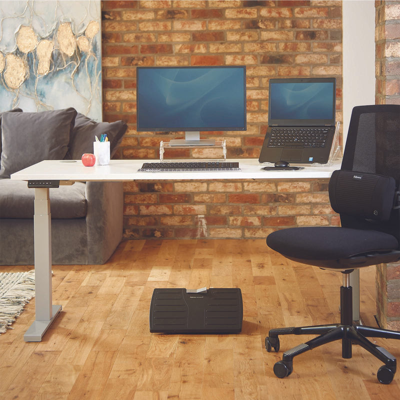 Fellowes Fußstütze Office Suites™ Microban® Polystyrol schwarz, silber