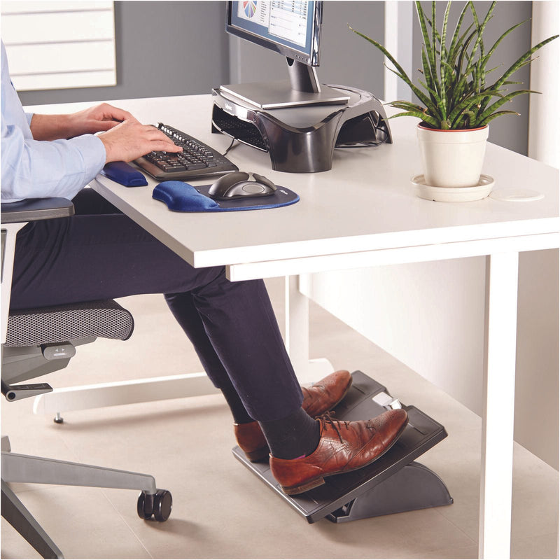 Fellowes Fußstütze Office Suites™ Microban® Polystyrol schwarz, silber