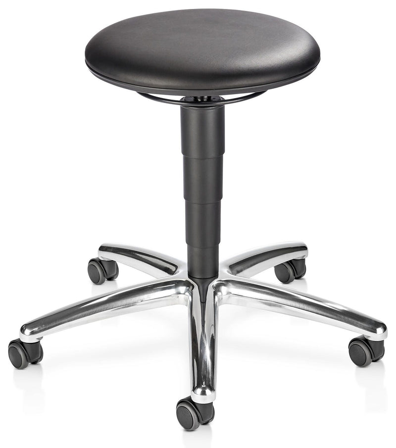 bimos Hocker Kunstleder schwarz