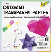 folia Faltblätter transparent 15 x 15 cm mehrfarbig 500 Blatt