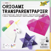 folia Faltblätter transparent 20 x 20 cm mehrfarbig 500 Blatt