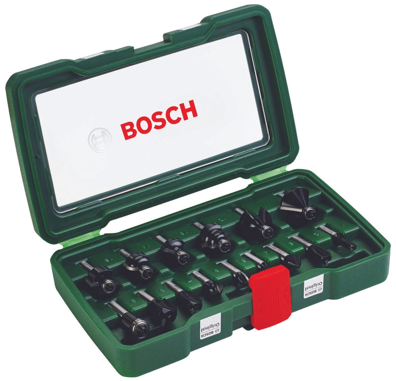 BOSCH Fräser-Set 15-teilig 8 mm