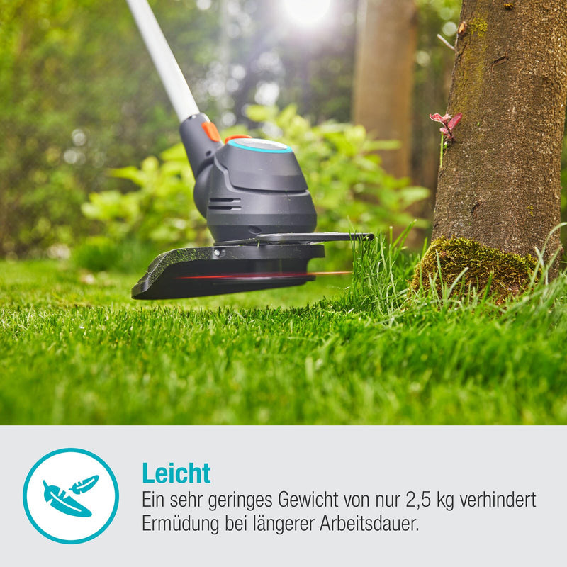 GARDENA ComfortCut Ready-To-Use Akku-Rasentrimmer-Set