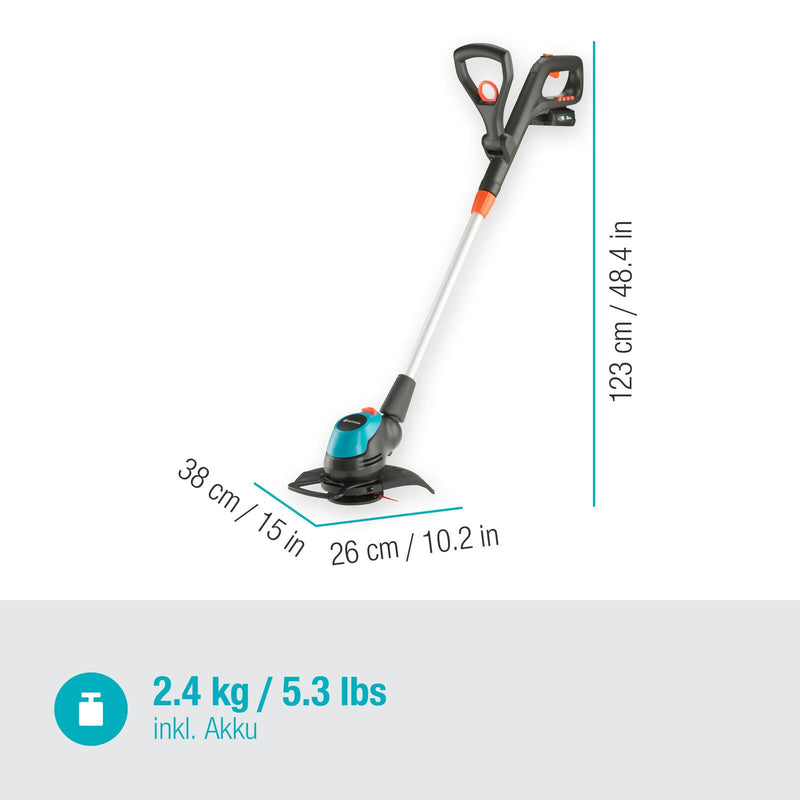GARDENA EasyCut 23/18V P4A Ready-To-Use Akku-Rasentrimmer-Set