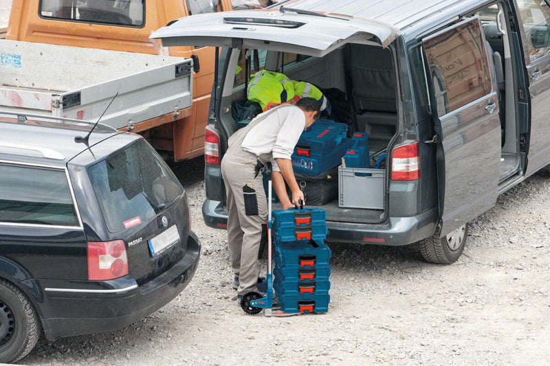 BOSCH Professional 0A00 L-BOXX Sackkarre 52,3 cm x 50,8 cm x 107,1 cm (ausgeklappt) bis 125 kg