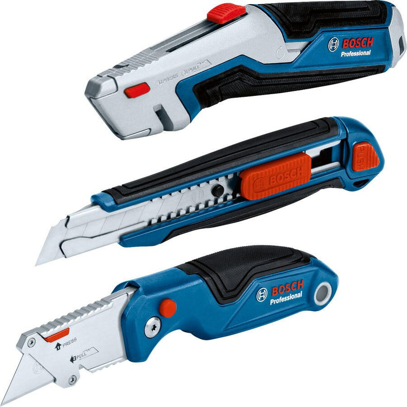 BOSCH Professional Cuttermesser-Set 1.8 cm schwarz, blau/grau