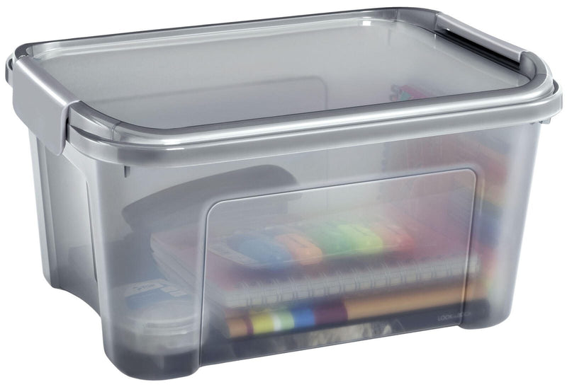 cep Aufbewahrungsbox Shadow 13,0 l - 27,7 x 38,9 x 19,5 cm grau-transparent