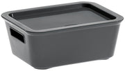cep Aufbewahrungsbox Bella 1,18 l - 14,0 x 18,0 x 7,0 cm grau