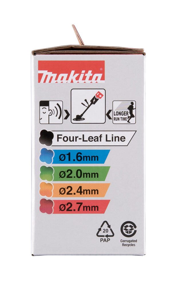 makita 2-Fadenkopf für Rasentrimmer Tap&Go 2.7 mm 4 m