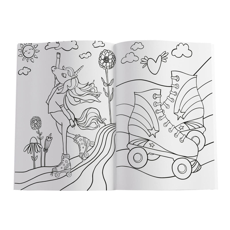Pelikan Einhorn mit Sticker Malbuch